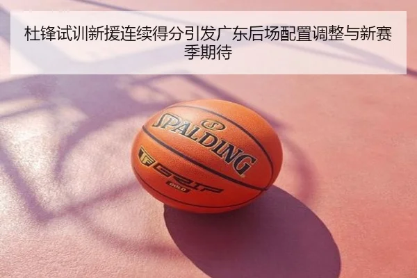 杜锋试训新援连续得分引发广东后场配置调整与新赛季期待
